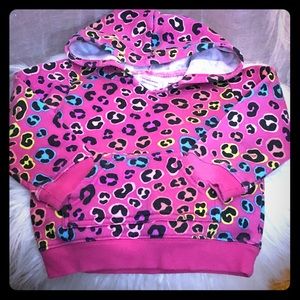 🐾 Jumping Beans Girls 24m Fleece Hoodie🎀